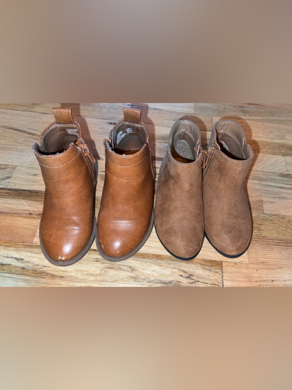 Cat & Jack & Wonder Nation Toddlers' Brown Ankle Boot Duo